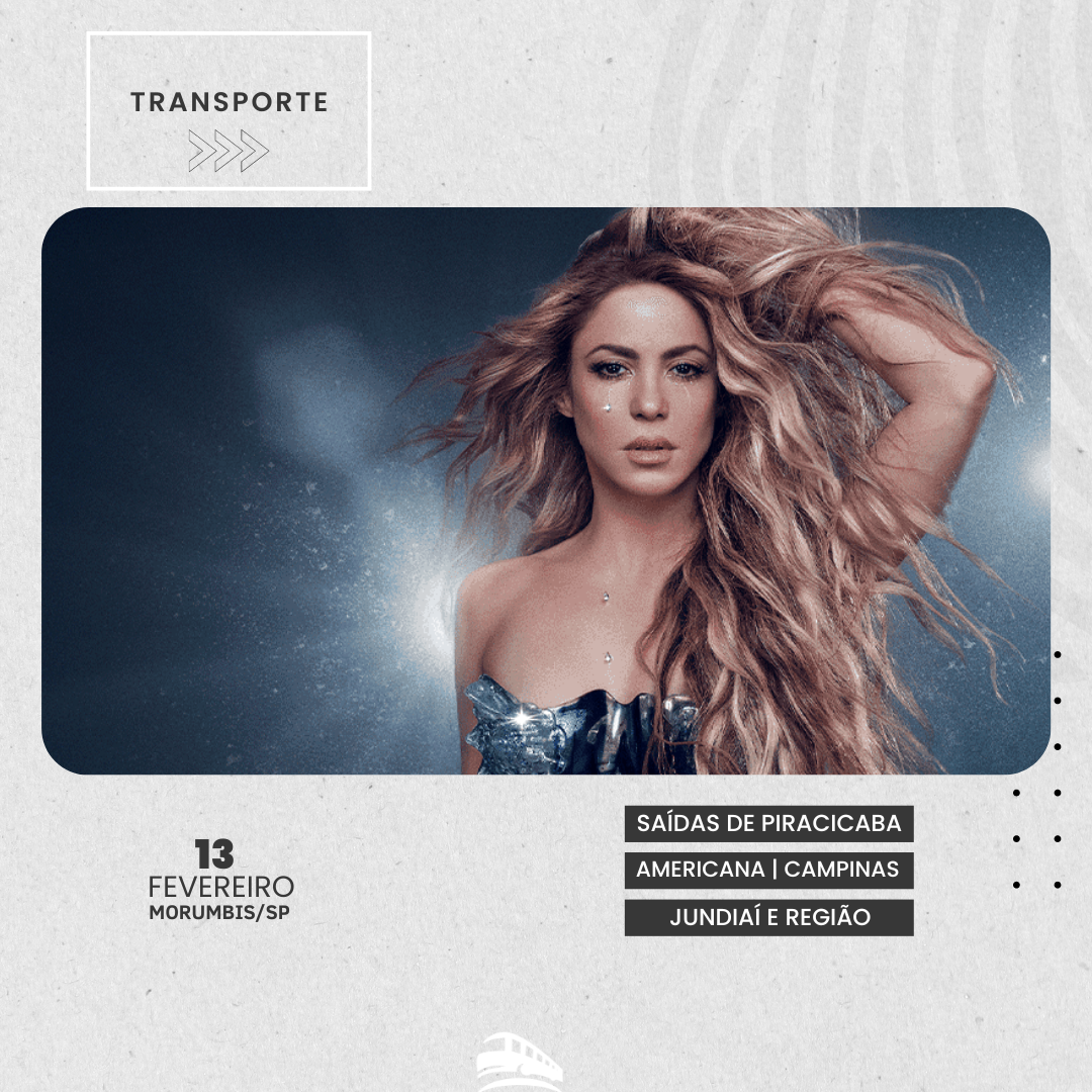 Transporte Shakira SP