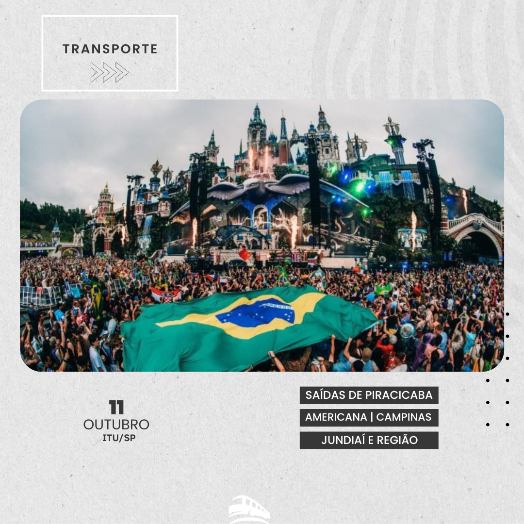 Transporte Tomorrowland SEX || RESERVA ONLINE